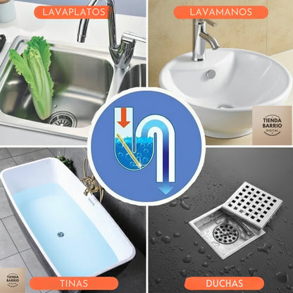 Barras Limpiadoras de drenaje (Súper pack para 4 años)