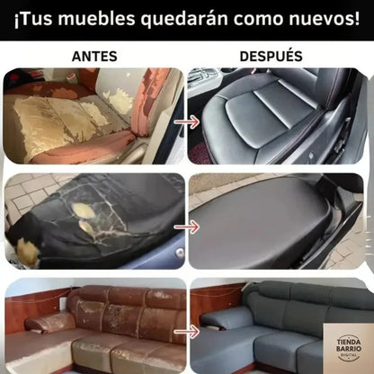 PACK 2 ROLLOS ADHESIVO DE REPARACIÓN DE CUERO 50X150 CM - REPARA DE FORMA FÁCIL Y ECONÓMICA