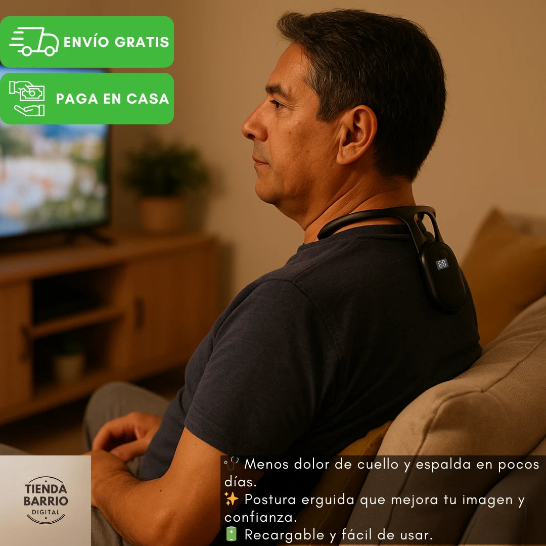 Digital Posture Vibe Pro™— Alivia dolor cervical y Reduce tensión de hombros