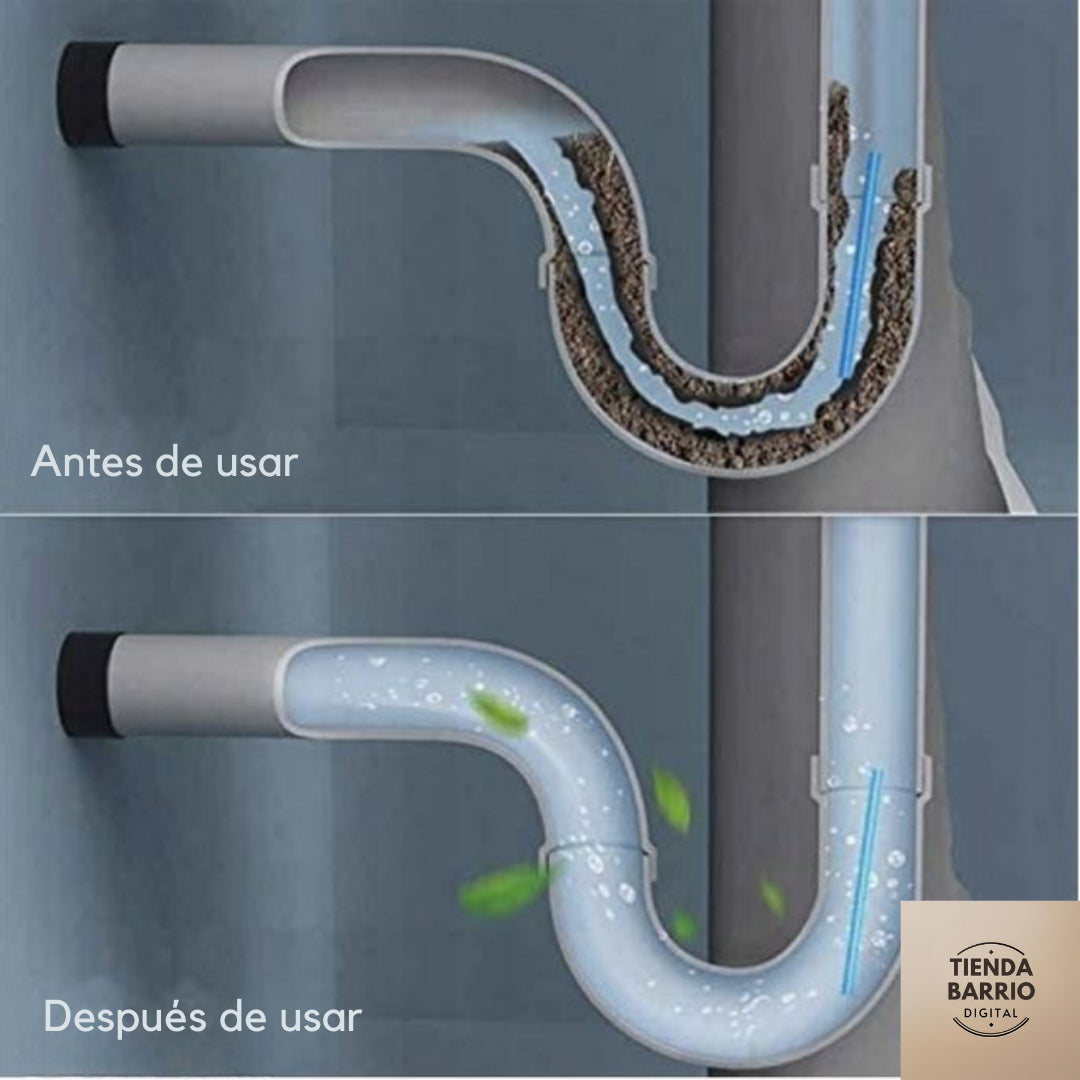 Barras Limpiadoras de drenaje (Súper pack para 4 años)