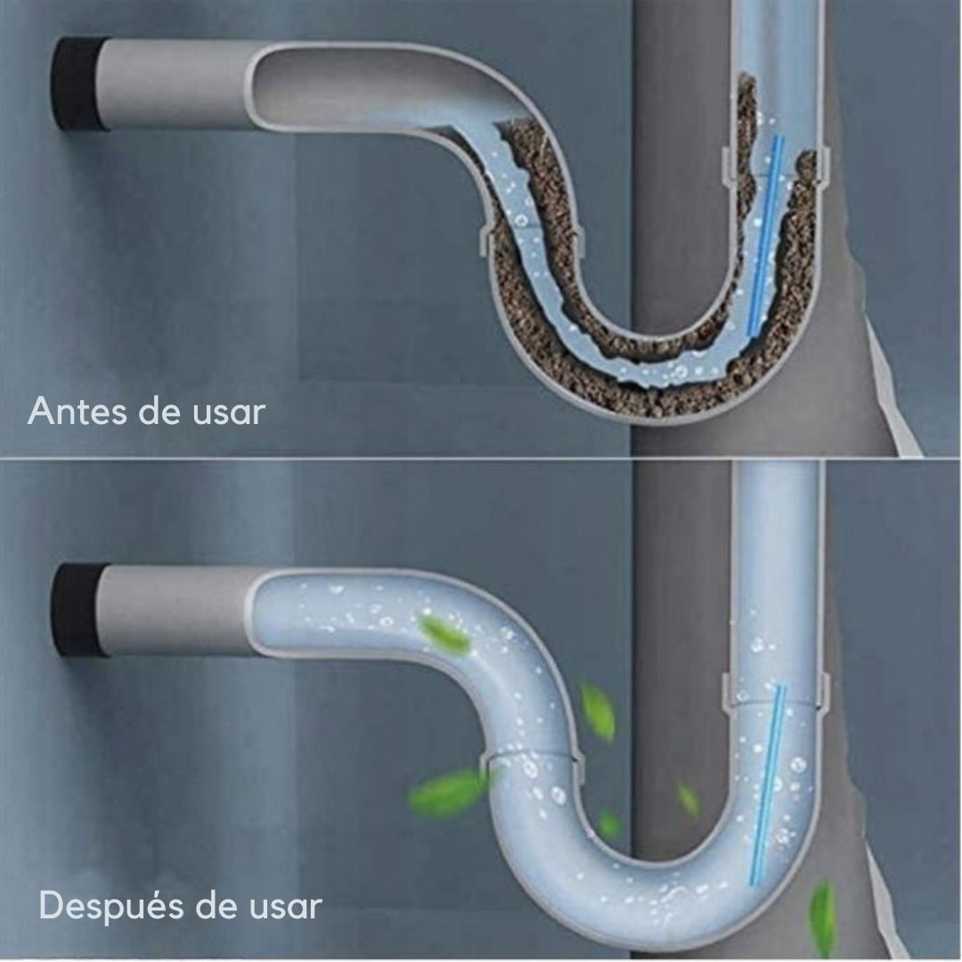 Barras Limpiadoras de drenaje (Súper pack para 4 años)