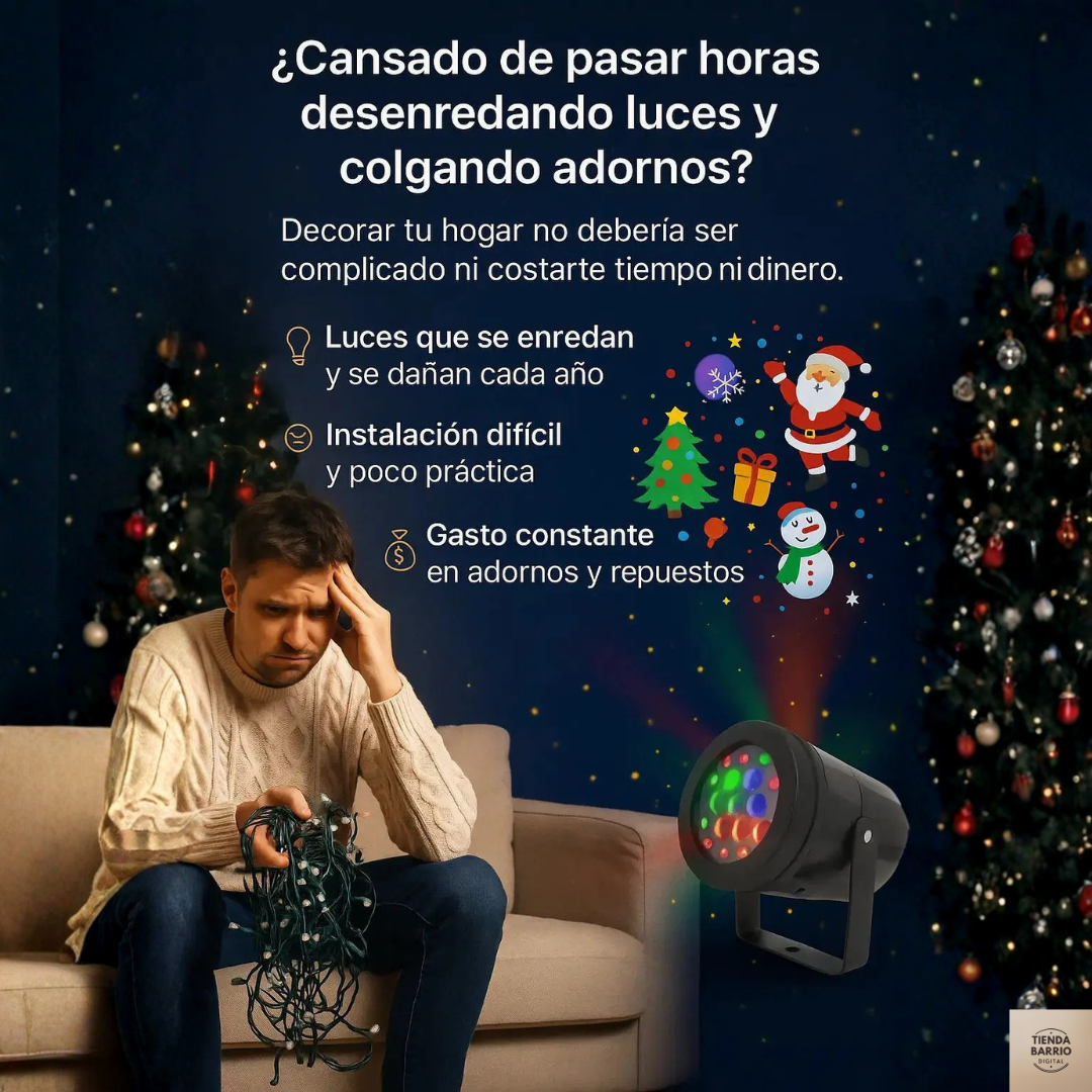 BrillaFest™ - Decoración navideña en minutos - Sin cables enredados