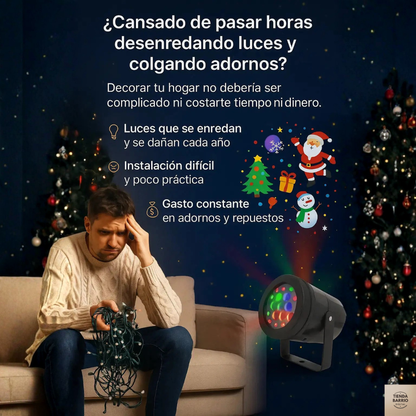 BrillaFest™ - Decoración navideña en minutos - Sin cables enredados