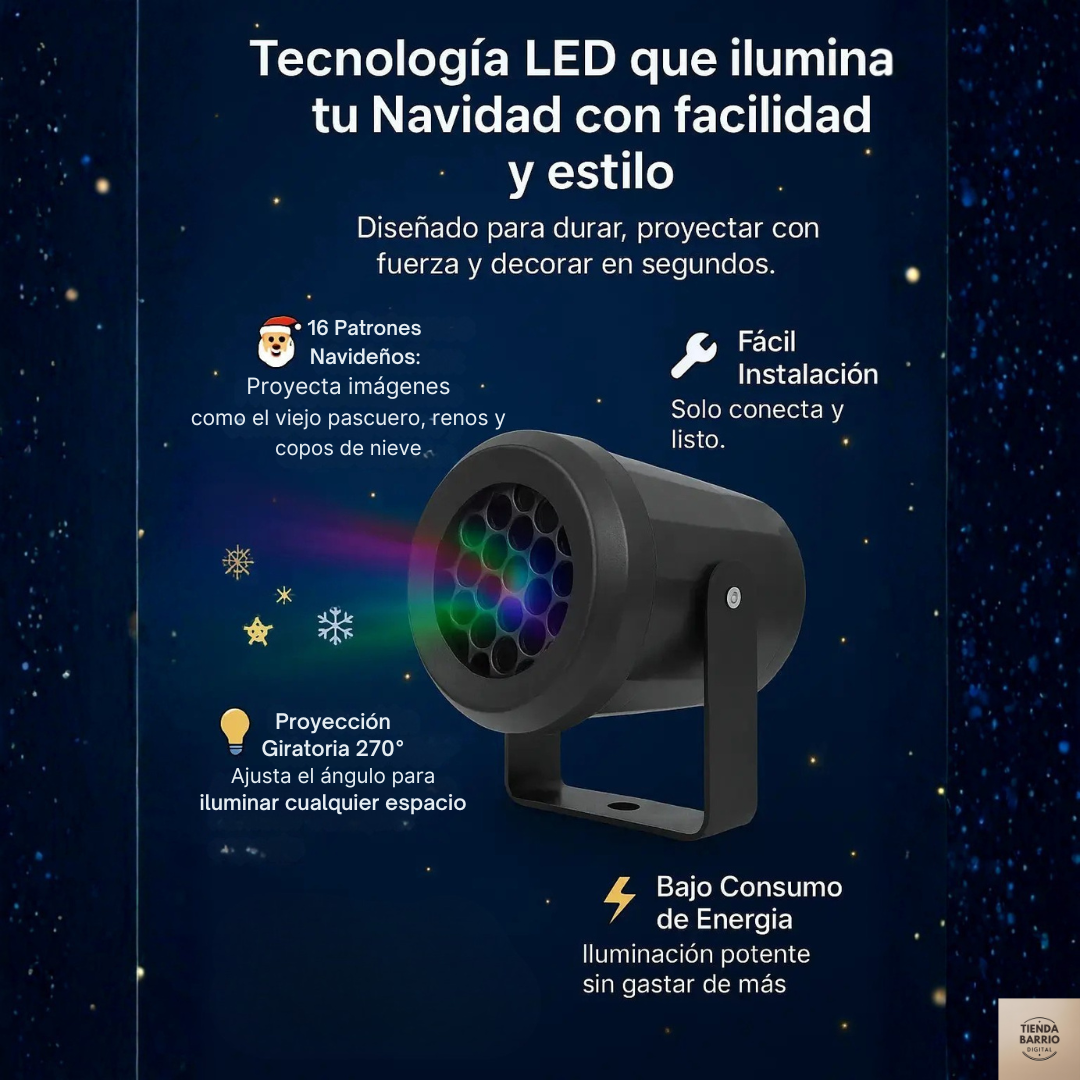 BrillaFest™ - Decoración navideña en minutos - Sin cables enredados